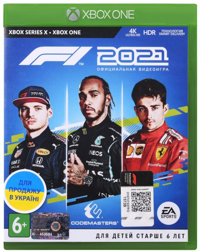 Игра Xbox One F1 2021 [Blu-Ray диск]