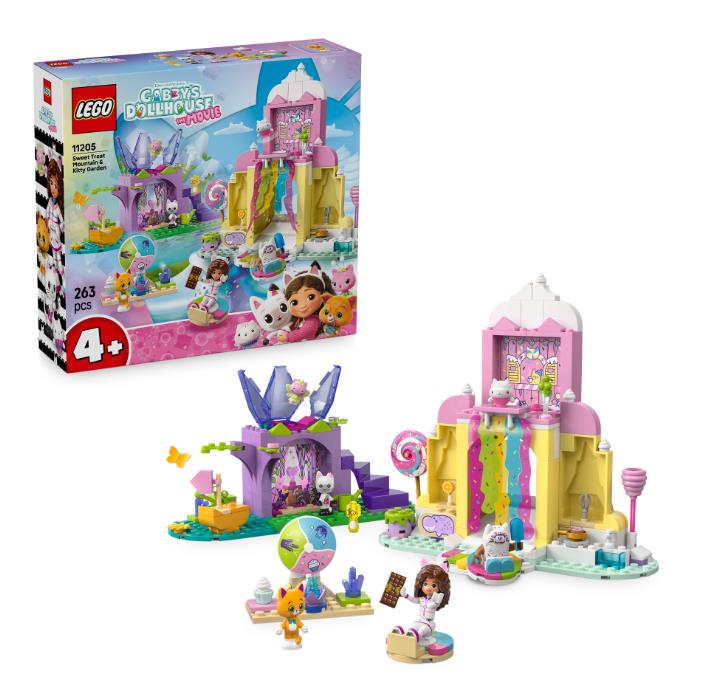 Конструктор LEGO Gabby's Dollhouse Гора солодощів і сад Кітті