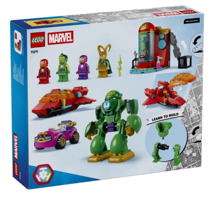 Конструктор LEGO Disney Junior Marvel Локі проти команди Залізної Людини
