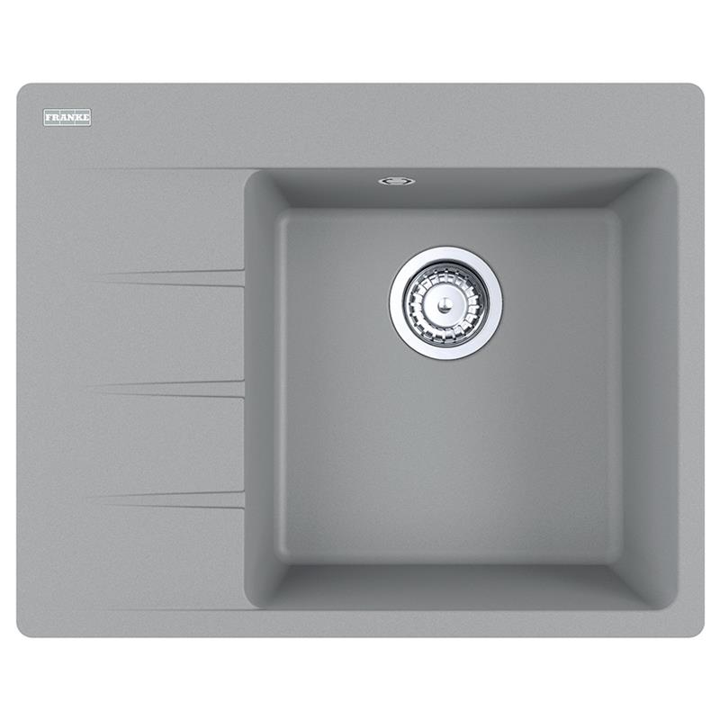 Кухонная мойка Franke Centro CNG 611-62 TL /114.0630.453/ Фрагранит/с крылом/ 620х500х20/серый камень
