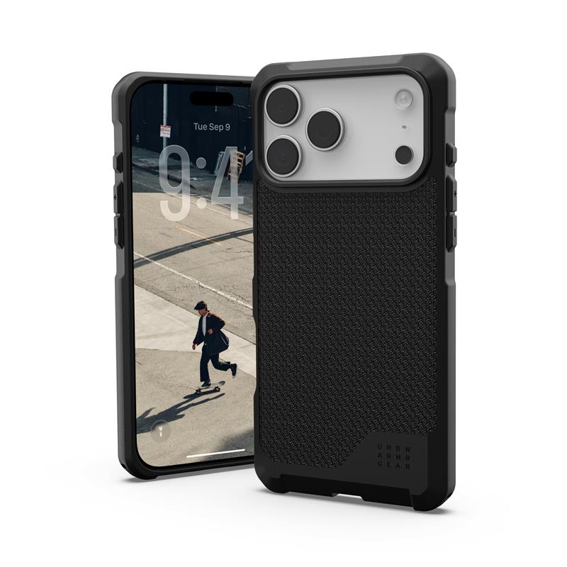 Чохол UAG для iPhone 18/17 Pro Max, Metropolis LT MagSafe, Kevlar Black