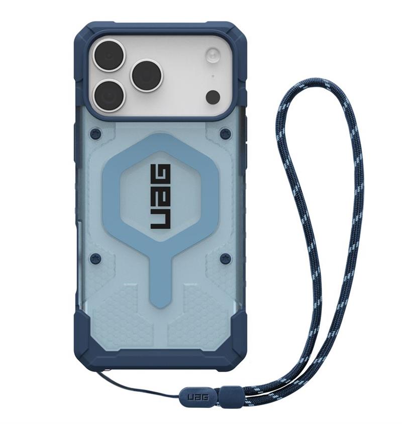 Чохол+ремінець UAG для iPhone 18/17 Pro Max, Pathfinder Clear MagSafe Bundle, Blues Lanyard