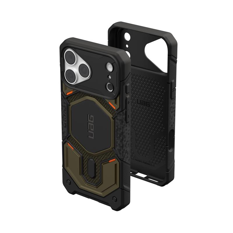 Чохол UAG для iPhone 18 Pro Max, Monarch Pro Magsafe, Kevlar Element Green