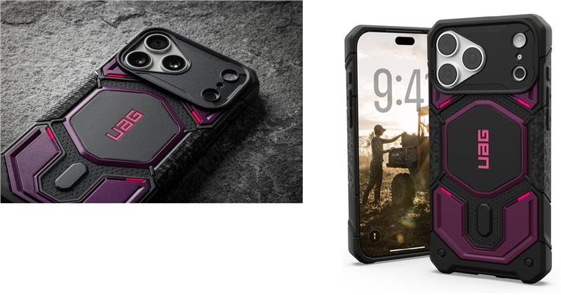 Чохол UAG для iPhone 18 Pro Max, Monarch Pro Magsafe, Deep Purple Synth