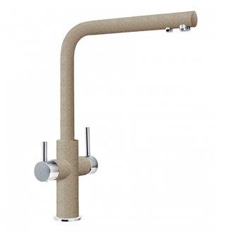 Змішувач Franke Neptune Clear Water /115.0370.698/ поворотний/Фраграніт/Італія/Хром-Міндаль