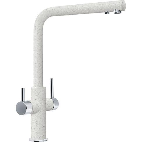 Змішувач Franke Neptune Clear Water З одним виливом/ Хром-Білий