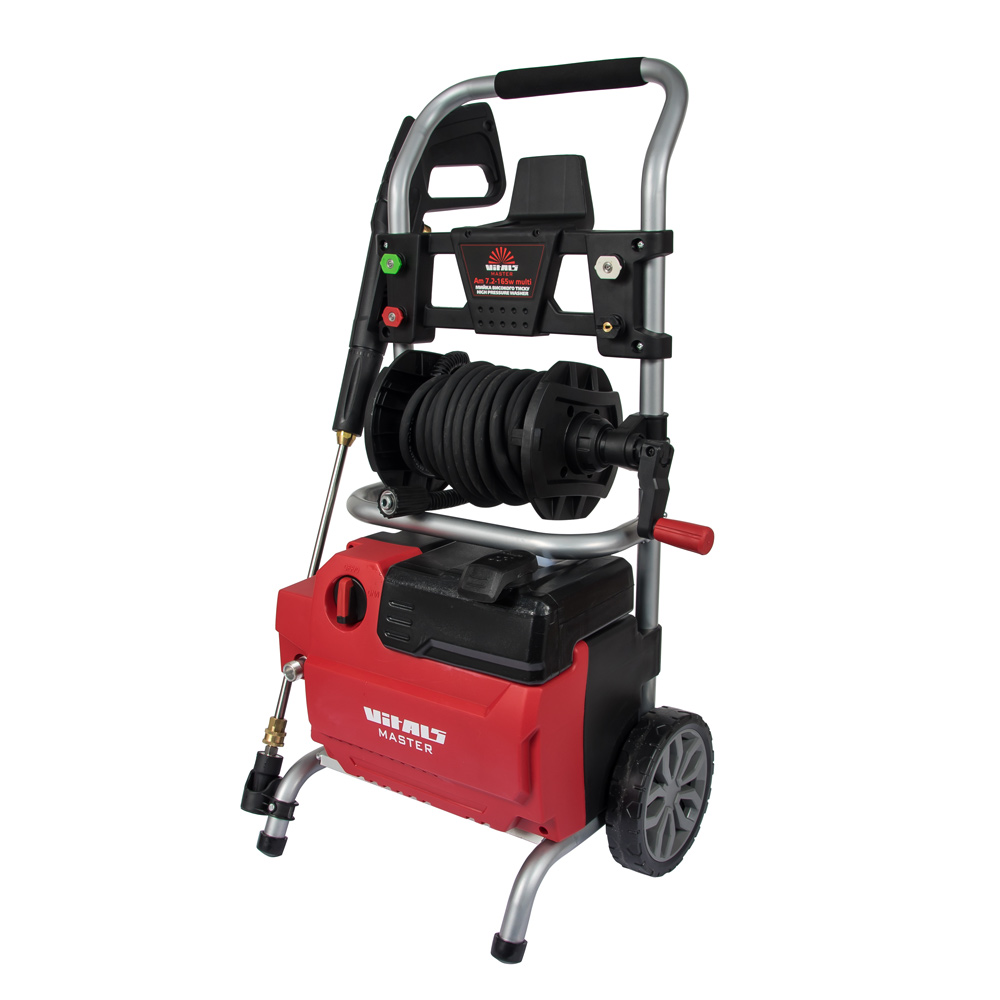 Мінімийка високого тиску Vitals Master Am 7.2-165w multi 2100Вт 165бар 432л/год шланг 7м 18кг