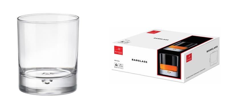 Набор стаканов Bormioli Rocco BARGLASS WHISKY, 6*280 мл