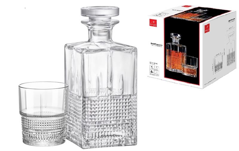 Набор для виски BORMIOLI ROCCO BARTENDER Novecento 7 пр.