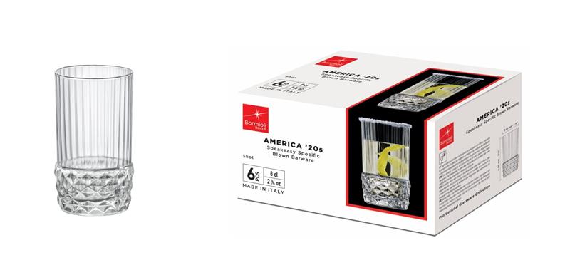 Набор стопок Bormioli Rocco AMERICA'20s, 6*80 мл