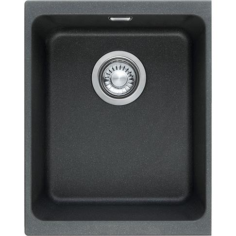 Кухонная мойка Franke Kubus KBG 110-34/125.0158.601/фрагранит/без крыла/ монтаж под столешницу/прямоугольная/367x460х200/оникс