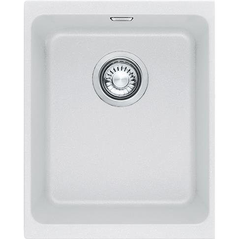Кухонная мойка Franke Kubus KBG 110-34/125.0158.602/фраграніт/ прямоугольная/без крыла/340х400 х220/белый