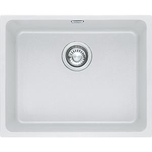 Кухонная мойка Franke Kubus KBG 110-50 /125.0459.028/ прямокутна/под столешницу/ фрагранит/540x440х200/белая