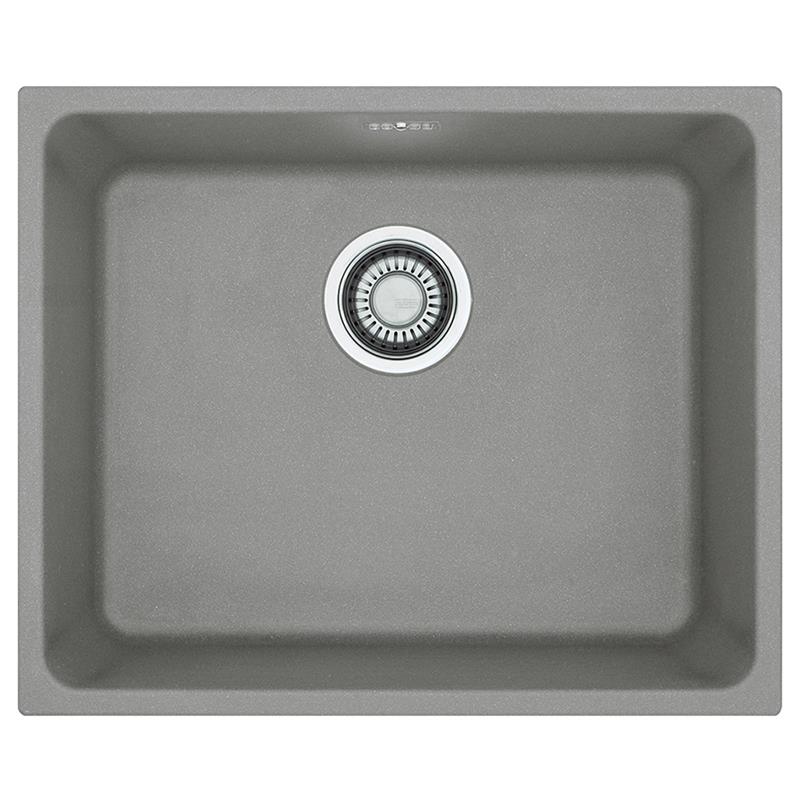 Кухонні мийки Franke Kubus KBG 110-50/125.0575.040/ фраграніт/сифон/без крила/54х44х20/сірий камінь