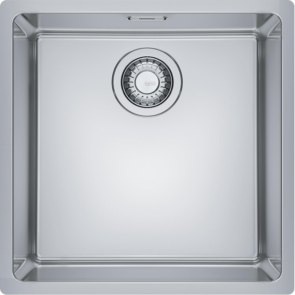 Кухонна мийка Franke Maris MRX 210-40/127.0598.745/нержав.сталь полірована/квадратна/440х440х180/врівень зі стільницею SlimTop