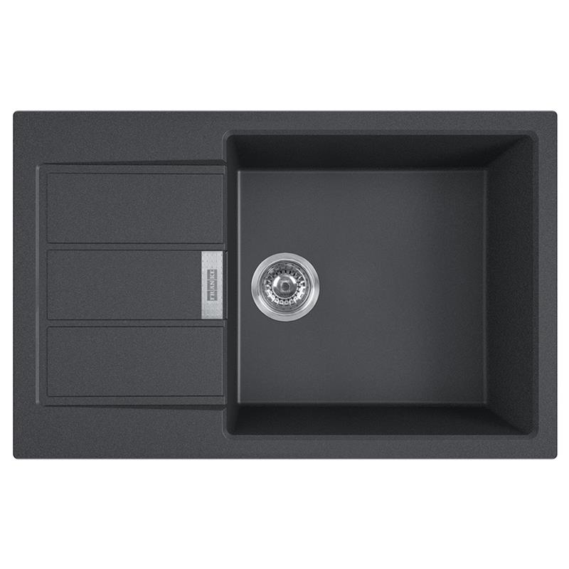 Кухонная мойка Franke Sirius 2.0 S2D 611-78 XL/143.0621.335/ Тектонайт/780x500х200/Черный