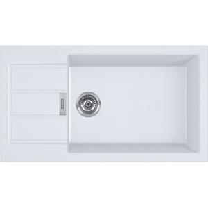 Кухонная мойка Franke Sirius S2D Slim 611-78 XL/143.0627.387/тектонайт/с крылом/780х430х200/белая