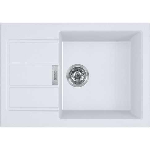 Кухонная мойка Franke Sirius 2.0 S2D Slim 611-62/ 143.0631.681/ тектонайт/с крылом/ белый