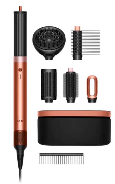 Стайлер Dyson Airwrap HS09 Co-anda2x Amber Silk, 1700Вт, темп.режимів-3, D -30,40mm, насадок-6, кейс, кераміка, бронзовий