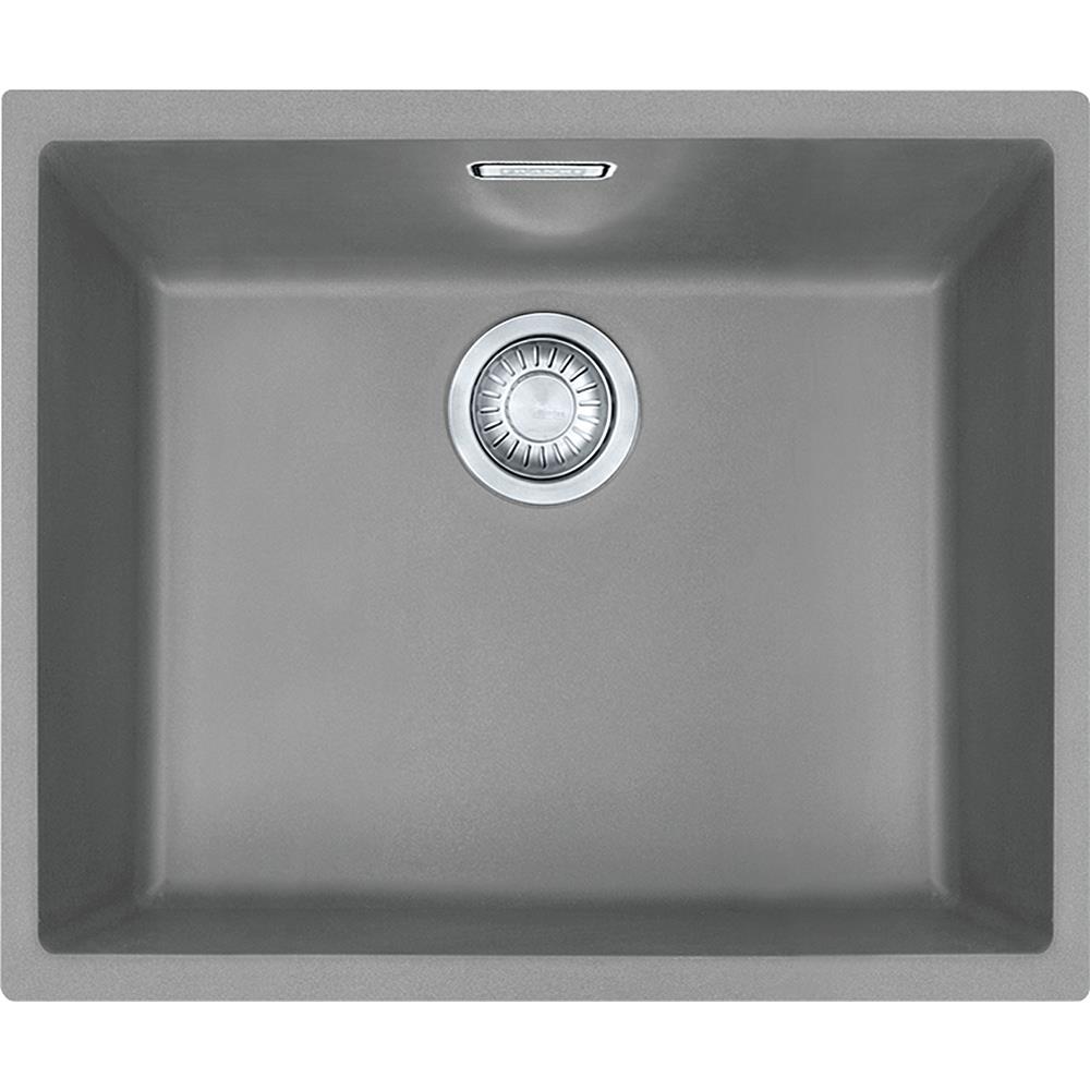 Кухонна мийка Franke Sirius, тектонайт, врізна, без крила, чаша-1, 525х440х200, SID 110-50, сірий