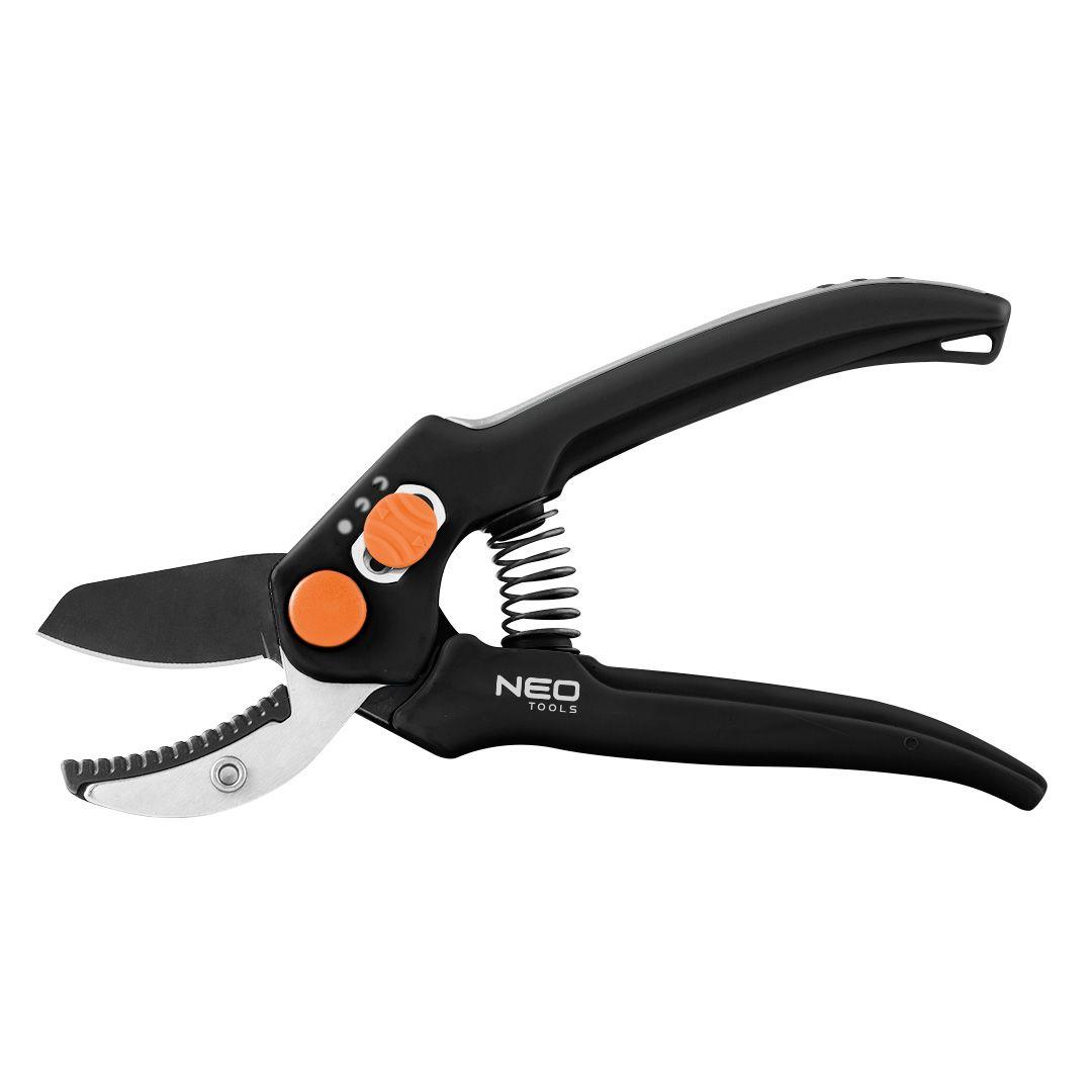 Секатор контактний Neo Tools, D різу 15мм, 185мм, 169г