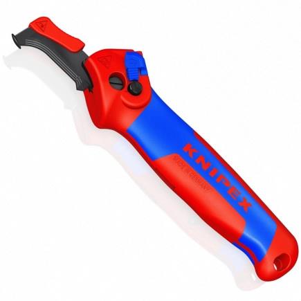 Ніж монтерський KNIPEX, вигнуте лезо, до 7мм, 0.065кг