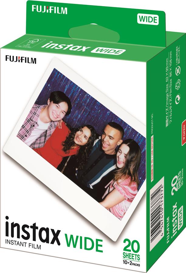 Фотопапір Fujifilm INSTAX WIDE GLOSSY (108х86мм 2х10шт)