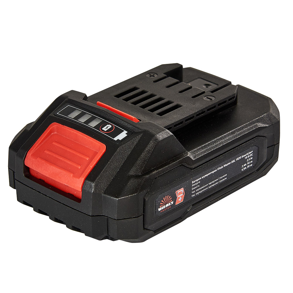 Акумулятор Vitals Master ASL 1820 SmartLine+ 18В 2.0А·год 0.45кг
