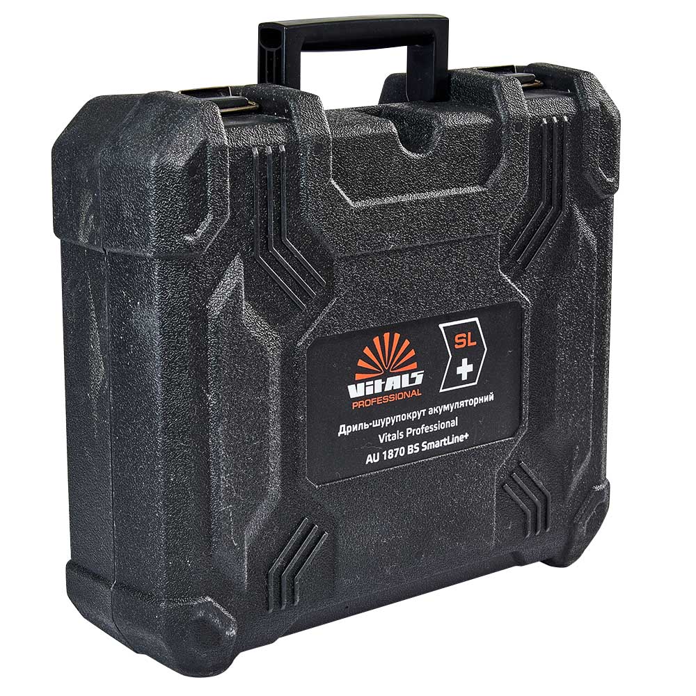 Кейс для дриля-шурупокрута акумуляторного Vitals Professional AU 1870 BS SmartLine+ 35х29х13см пластик