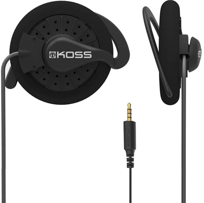 Навушники On-ear Koss KSC35 Clip 3.5 mini-jack, 1.2м, Чорний