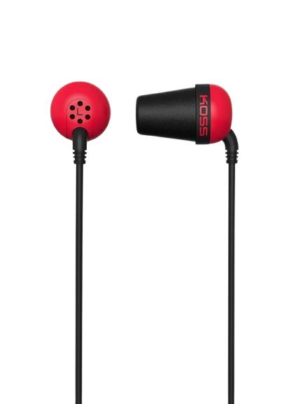 Навушники In-ear Koss The Plug Noise Isolating 3.5 mini-jack, Червоний