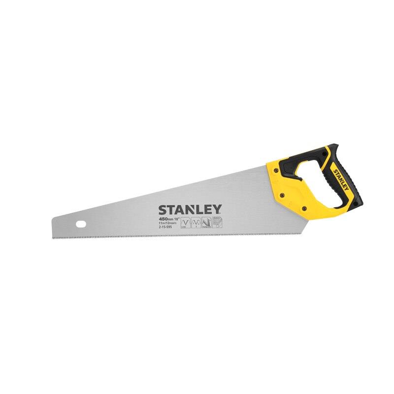 Ножовка Stanley "Jet-Cut Fine", по дереву, универсальная, 11TPI, 450мм, закаленные зубья