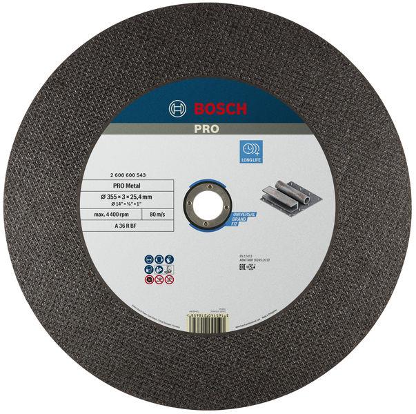 Диск відрізний Bosch Professional для металу 355x3x25.4мм