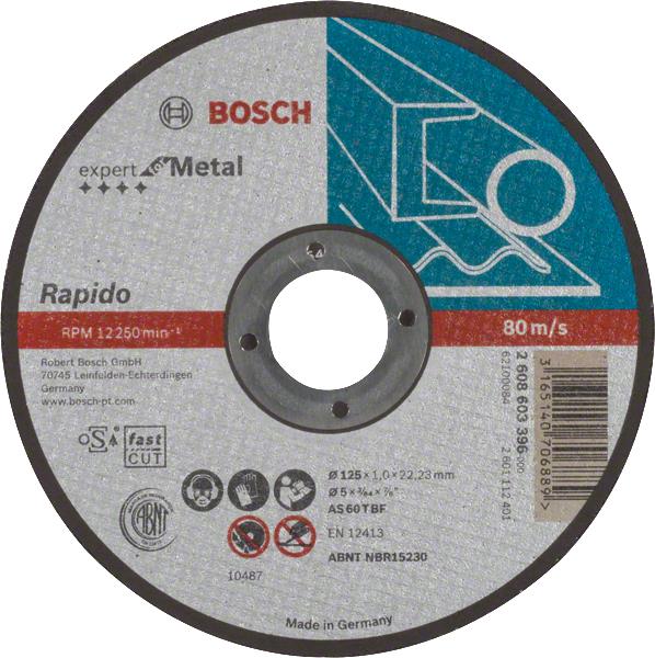 Отрезной круг Bosch Expert по металлу 125 х 1мм