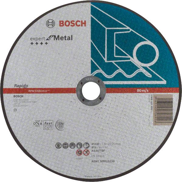 Отрезной круг Bosch Expert по металлу 230 x 1.9мм