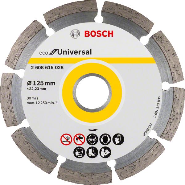 Диск алмазный Bosch ECO Universal 125-22.23