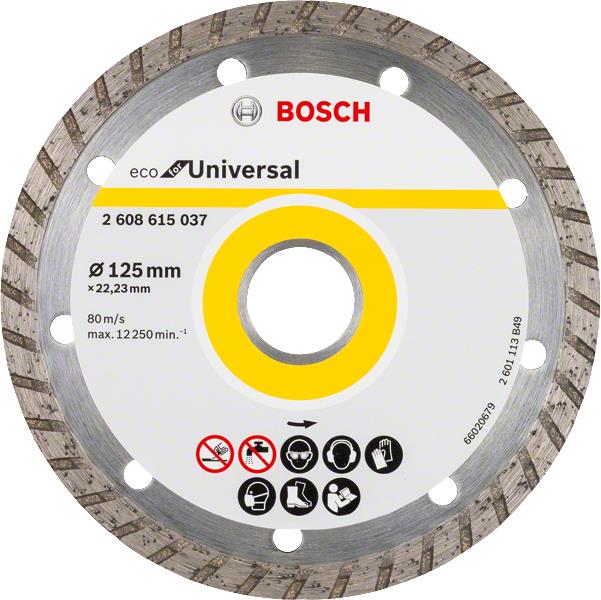 Диск алмазный Bosch ECO Univ.Turbo 125-22.23
