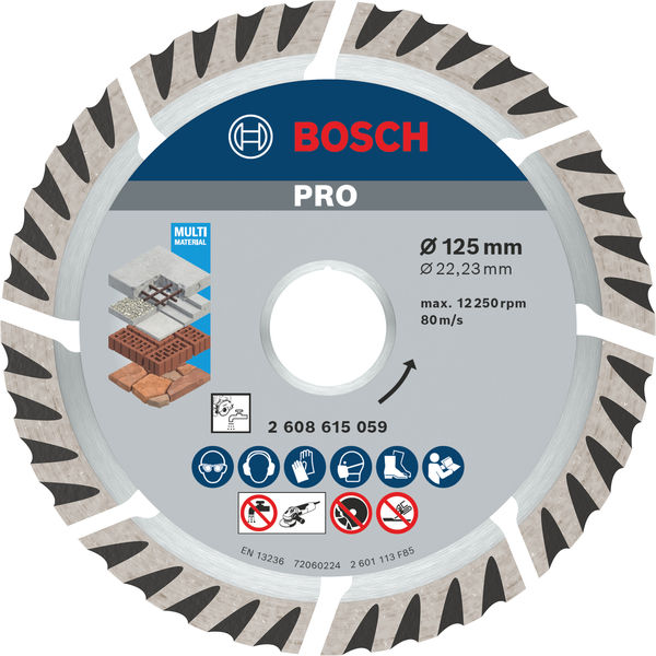 Диск алмазний Bosch Professional Stf Universal, 125х22.23мм, по бетону