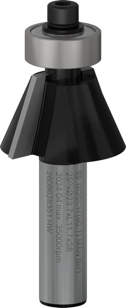 Фреза фасонна Bosch Professional Std S8 D23.7 В5.5 L12 25°