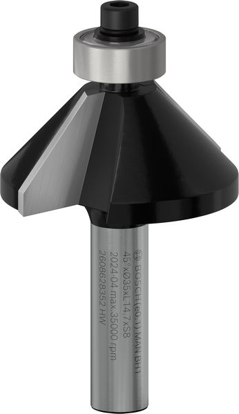 Фреза фасонна Bosch Professional Std S8 D11 L15 45°