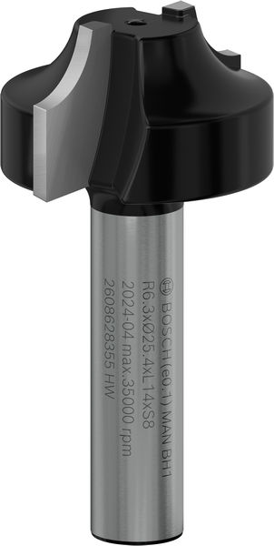 Фреза профільна E Bosch Professional Std S8 R6.3 D25.4 L14