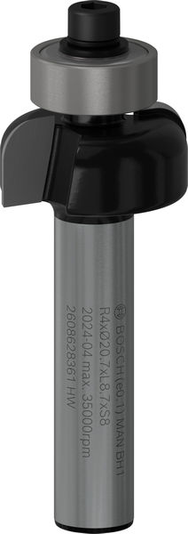 Фреза галтельна профільна Е Bosch Professional Std S8 R4 D20.7 L9