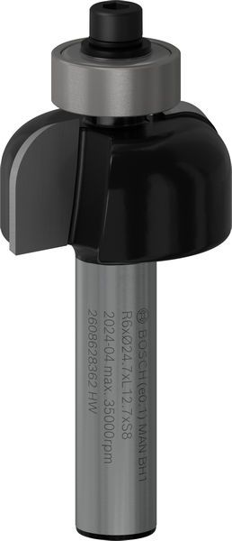 Фреза галтельна профільна Е Bosch Professional Std S8 R6 D24.7 L13