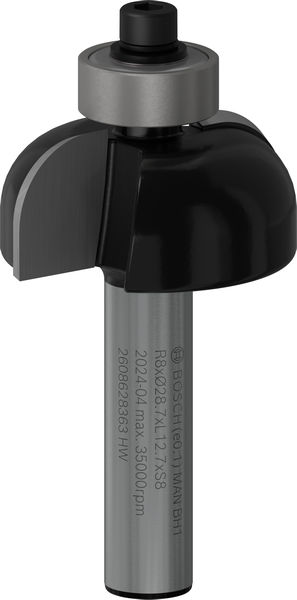 Фреза галтельна профільна Е Bosch Professional Std S8 R8 D28.7 L13