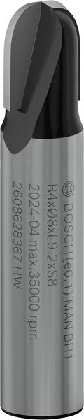 Фреза галтельна Bosch Professional Std S8 R4 D8 L9.2