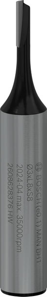 Фреза пазова Bosch Professional з одним лезом Std S8 D3 L8