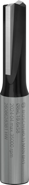 Фреза пазова Bosch Professional з двома лезами Std S8 D8 L20