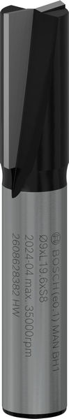 Фреза пазова Bosch Professional з двома лезами Std S8 D9 L20