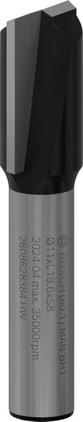 Фреза пазова Bosch Professional з двома лезами Std S8 D11 L20
