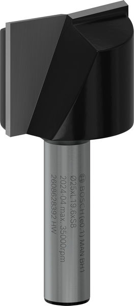 Фреза пазова Bosch Professional Std S8 D25 L20